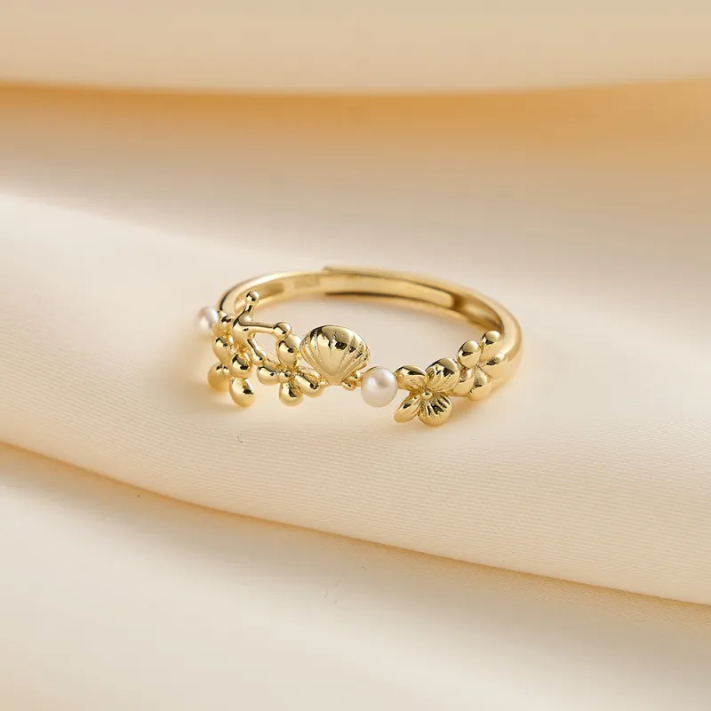 ZHENZHUAOMI Pearl Rings Women's-4