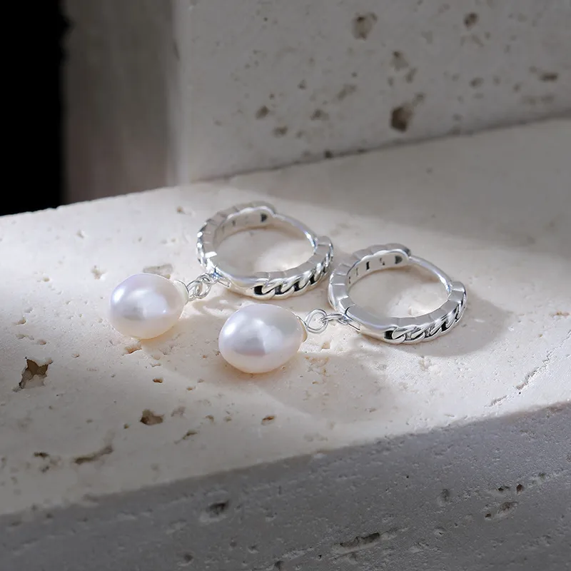 ZHENZHUAOMI Pearl Clip On Earrings Women's-1