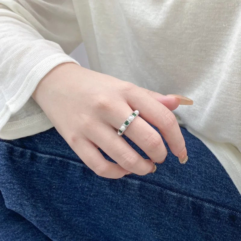 ZHENZHUAOMI Freshwater Pearl Rings Women's-10