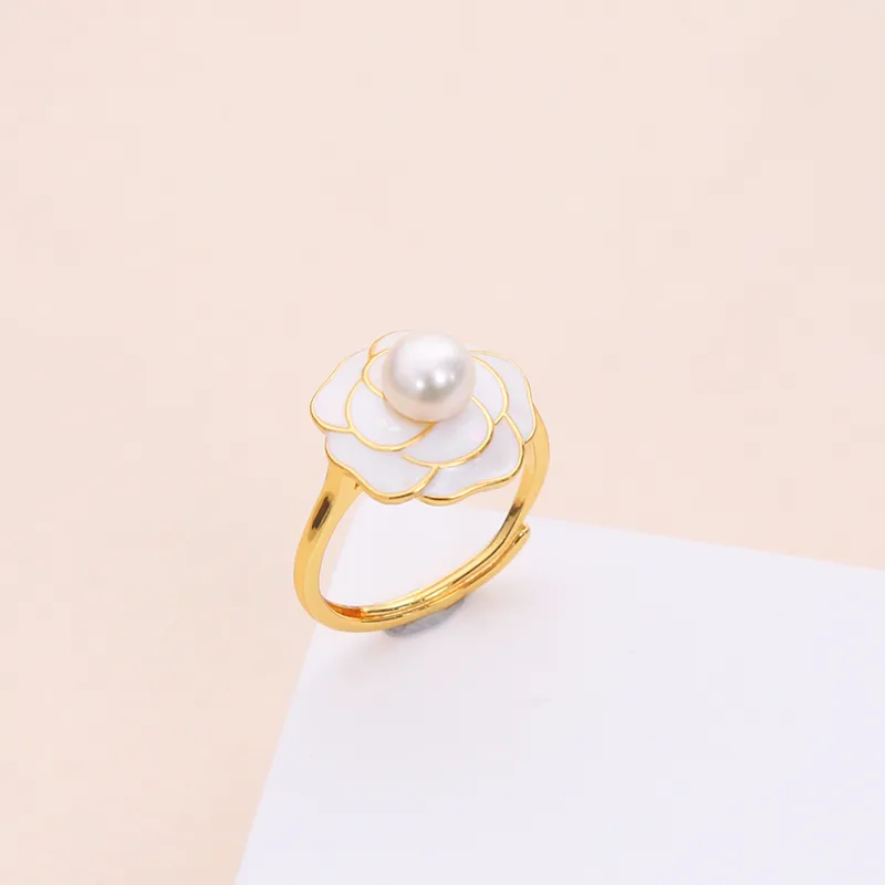 ZHENZHUAOMI Freshwater Pearl Rings Women's-3