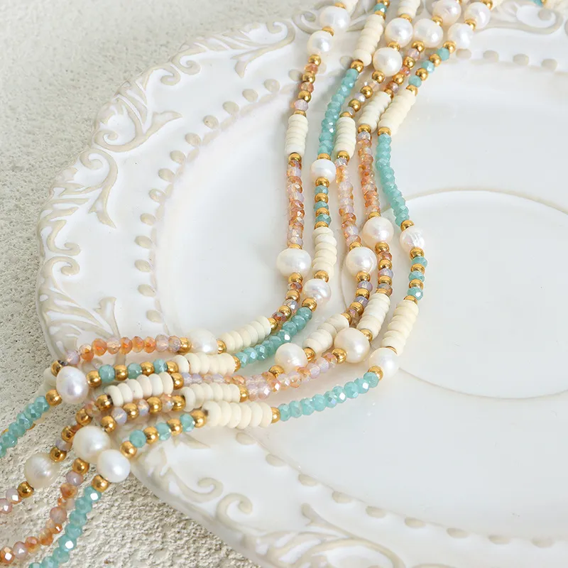 ZHENZHUAOMI Pearl Collarbone Chain Necklace Women's-2