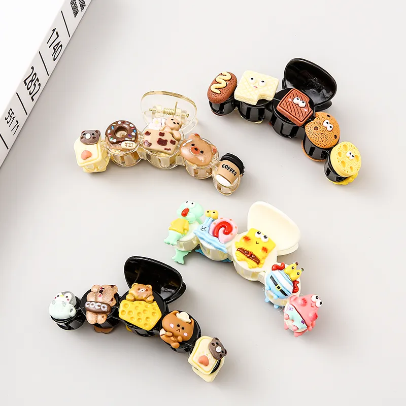 WIR ORNAMENTS Acrylic Hair Clips Women's-1