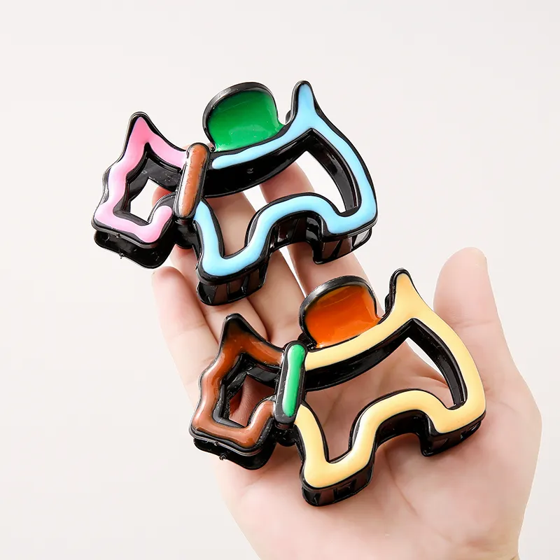 WIR ORNAMENTS Acrylic Hair Clips Women's-7