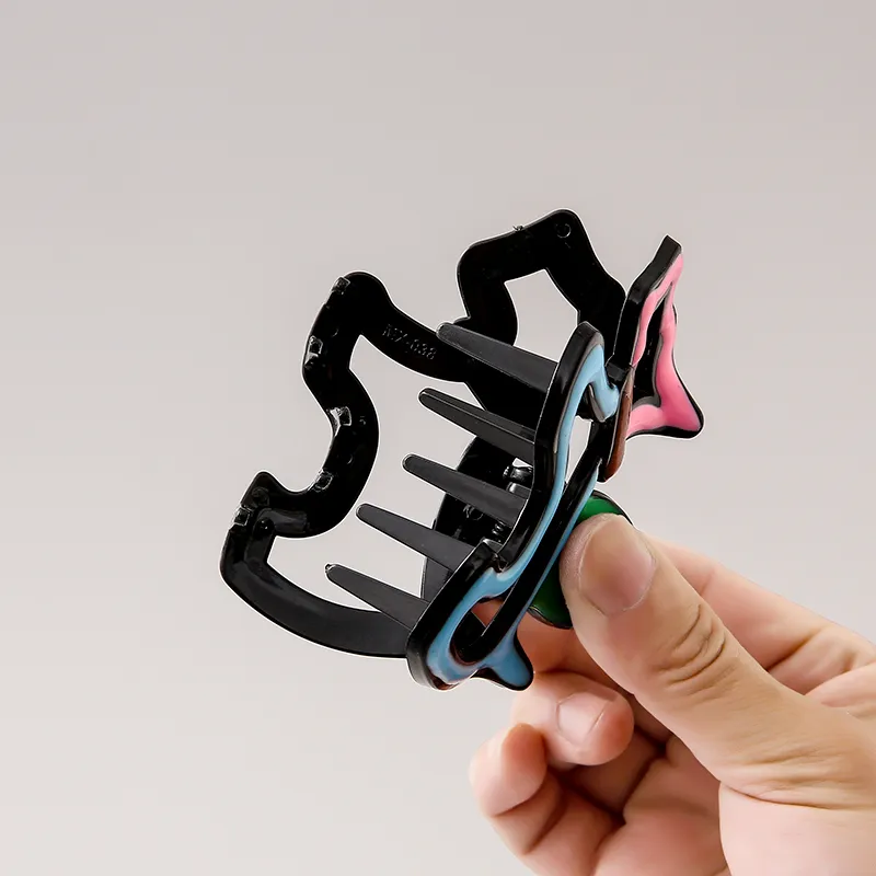 WIR ORNAMENTS Acrylic Hair Clips Women's-3