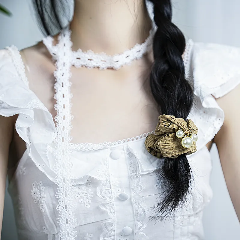 WIR ORNAMENTS Fabric Hair Tie Women's-7