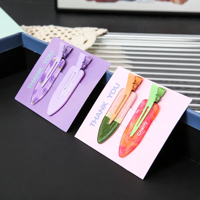 WIR ORNAMENTS Acrylic Hair Clips Women's-2