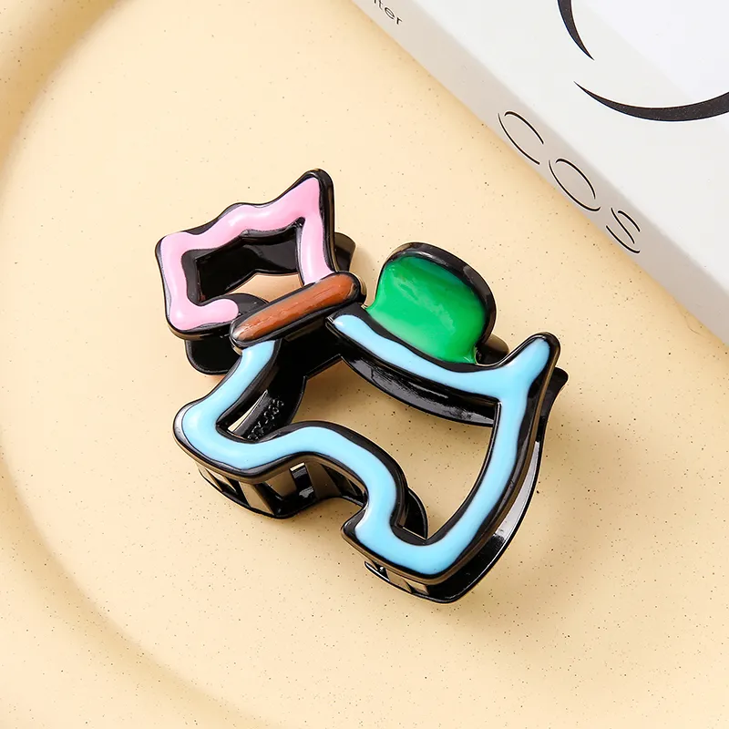 WIR ORNAMENTS Acrylic Hair Clips Women's-1