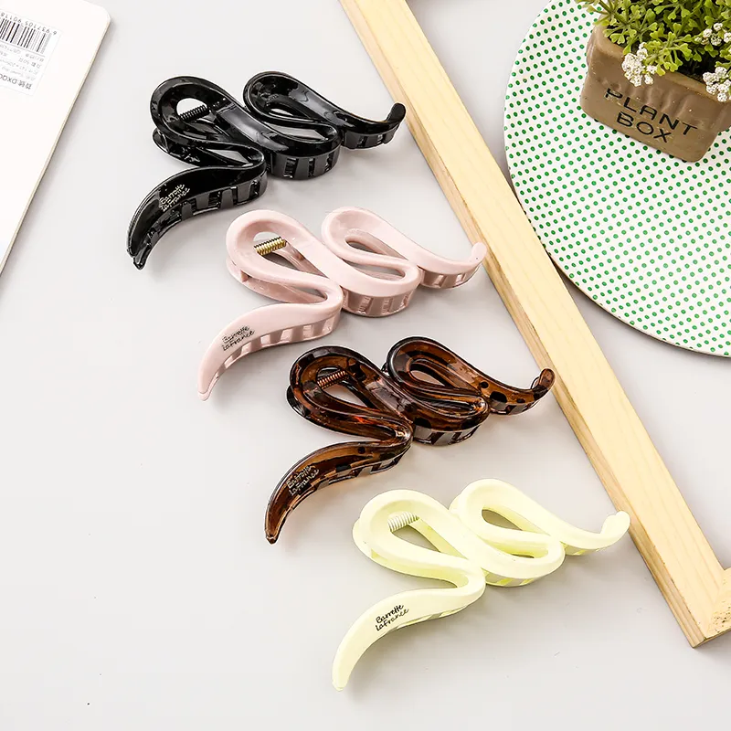 WIR ORNAMENTS Acrylic Hair Clips Women's-3