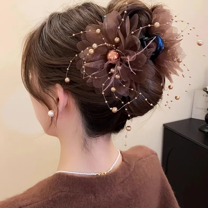 WIR ORNAMENTS Acrylic Hair Clips Women's-4