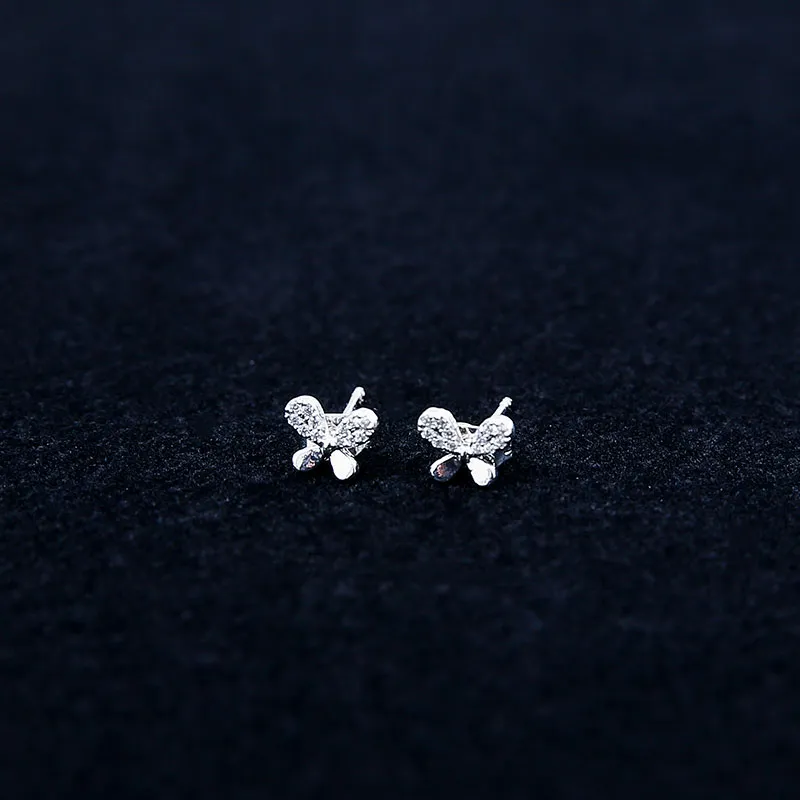 WIR ORNAMENTS Gold Plated Copper Stud Earrings Women's-7