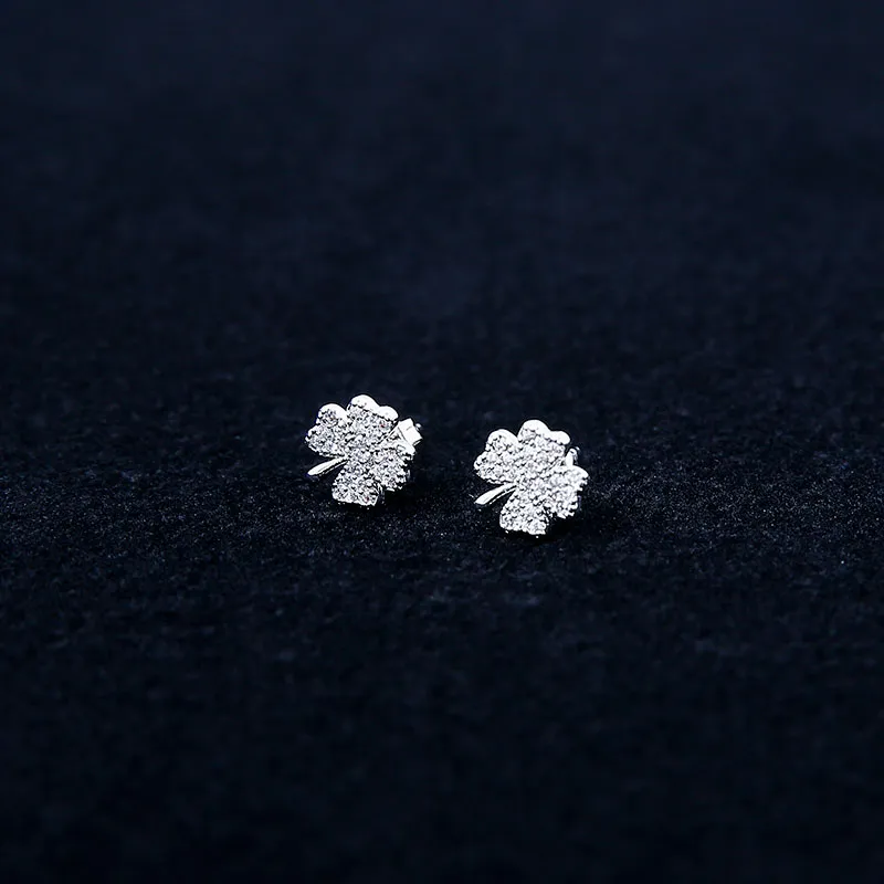 WIR ORNAMENTS Gold Plated Copper Stud Earrings Women's-2
