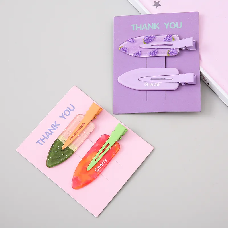 WIR ORNAMENTS Acrylic Hair Clips Women's-7