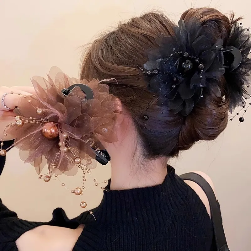 WIR ORNAMENTS Acrylic Hair Clips Women's-7