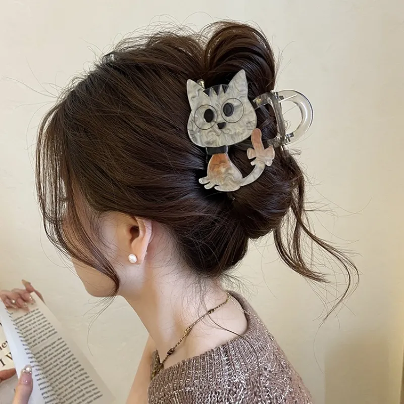 WIR ORNAMENTS Acrylic Hair Clips Women's-9
