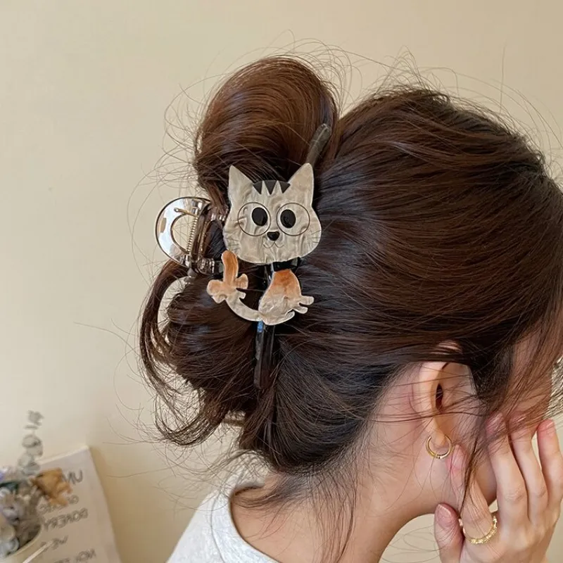 WIR ORNAMENTS Acrylic Hair Clips Women's-4