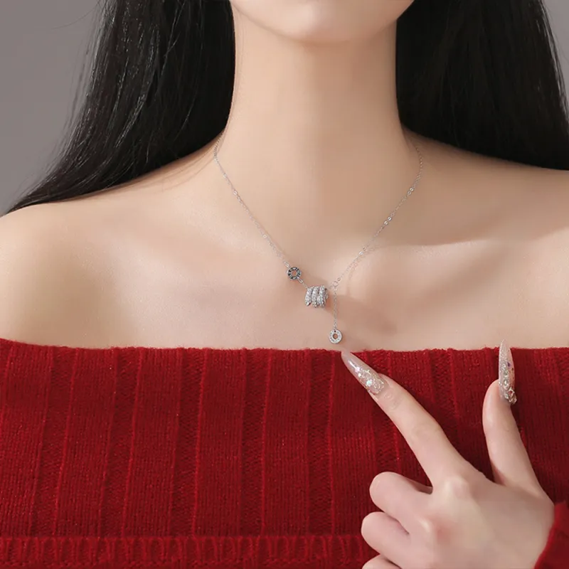 LIU GUI FU JEWELRY Sterling Silver Collarbone Chain Women's-2