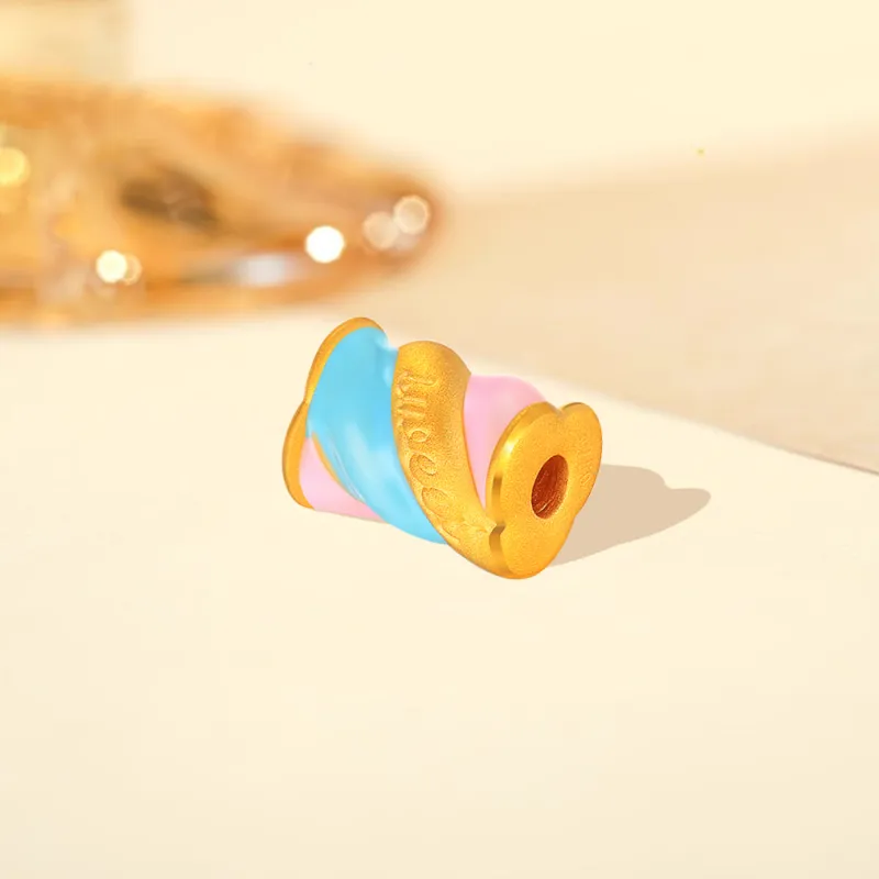 LIU GUI FU JEWELRY Romantic Sweetheart Luxury Niche Advanced Elegance Solid Gold 999 Fixed Price Gold Bracelet Unisex-5