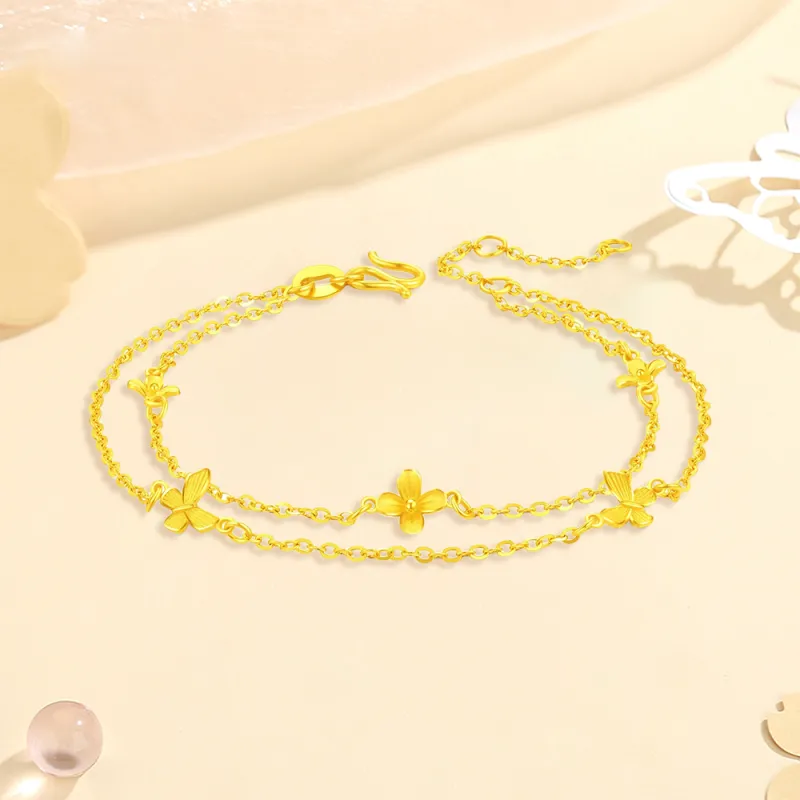 LIU GUI FU JEWELRY Gold Bracelet Women's-4