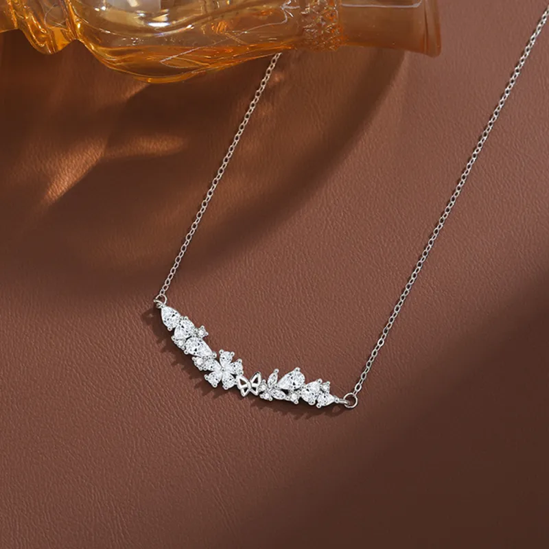 LIU GUI FU JEWELRY Sterling Silver Collarbone Chain Women's-3