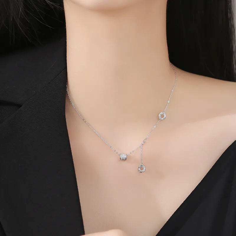 LIU GUI FU JEWELRY Sterling Silver Collarbone Chain Women's-2