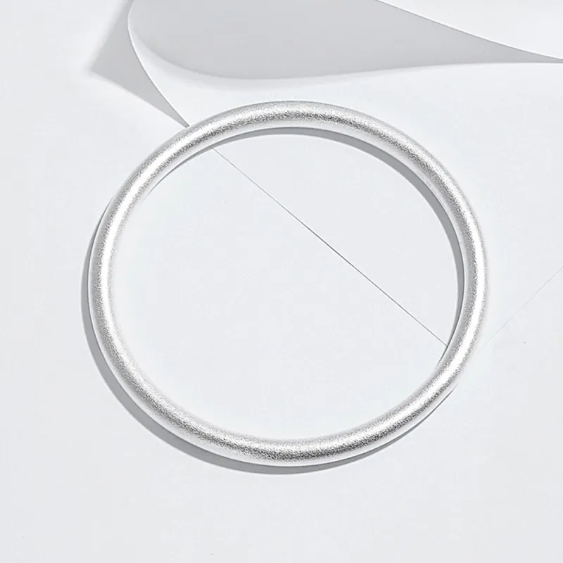 LIU GUI FU JEWELRY 999 Fine Silver Bangles Women's-5