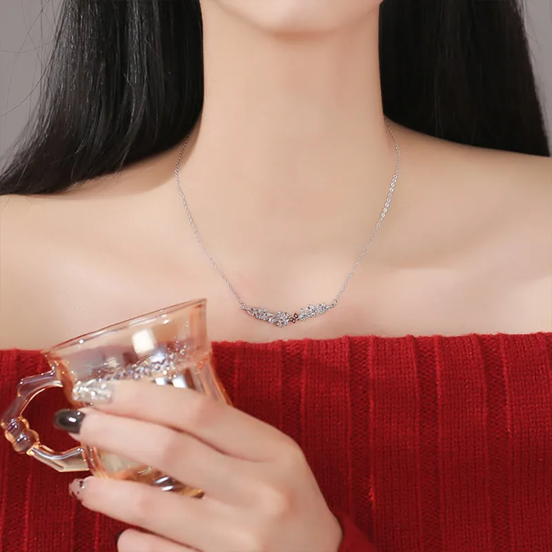 LIU GUI FU JEWELRY Sterling Silver Collarbone Chain Women's-2