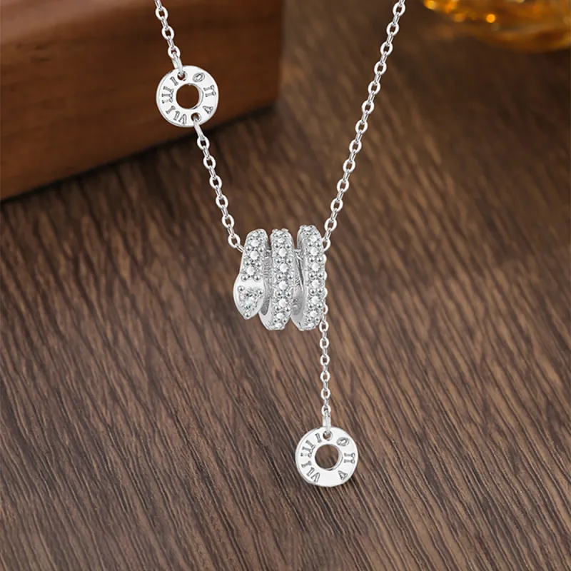 LIU GUI FU JEWELRY Sterling Silver Collarbone Chain Women's-3