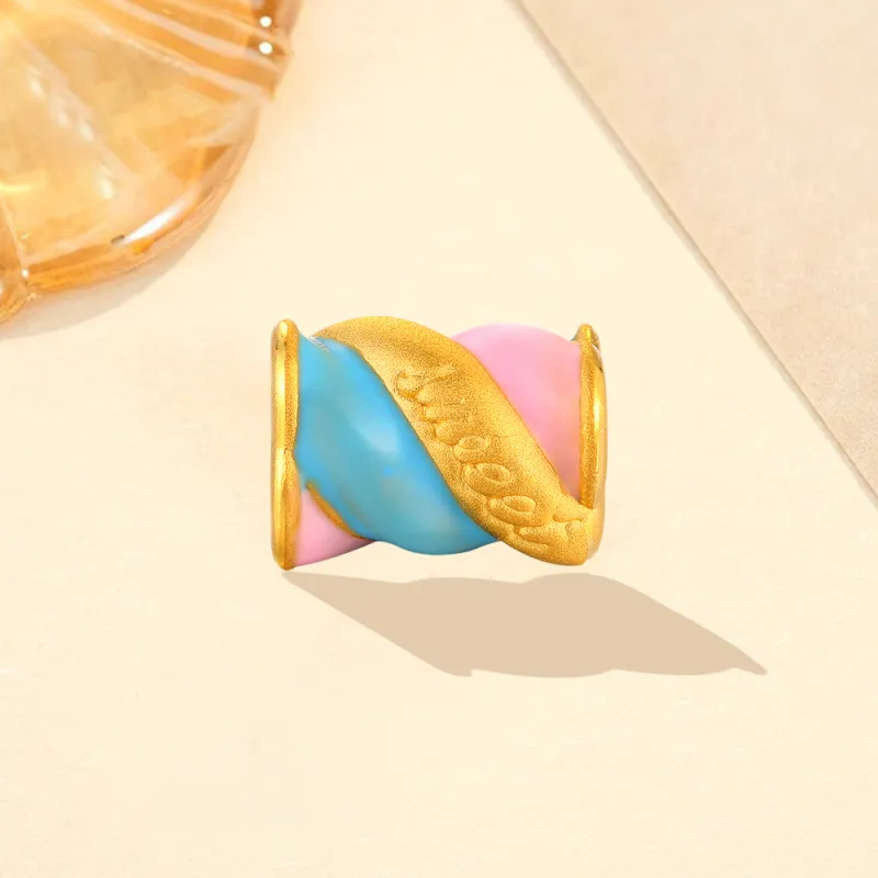 LIU GUI FU JEWELRY Romantic Sweetheart Luxury Niche Advanced Elegance Solid Gold 999 Fixed Price Gold Bracelet Unisex-6