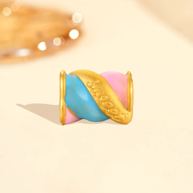 LIU GUI FU JEWELRY Romantic Sweetheart Luxury Niche Advanced Elegance Solid Gold 999 Fixed Price Gold Bracelet Unisex-7