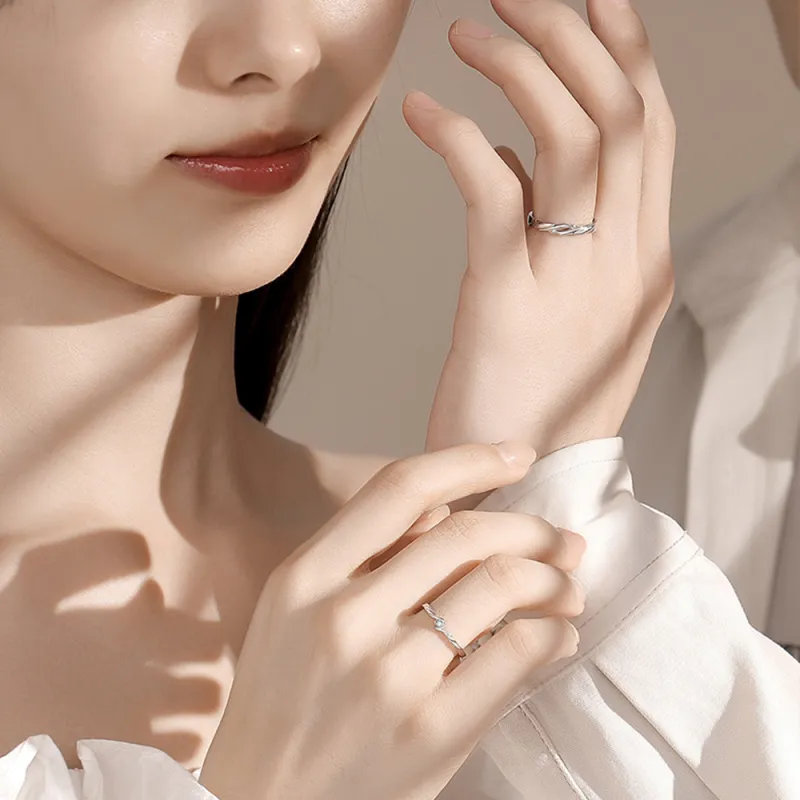 LIU GUI FU JEWELRY S925 Silver Rings Unisex-1