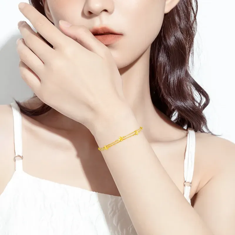 LIU GUI FU JEWELRY Gold Bracelet Women's-1