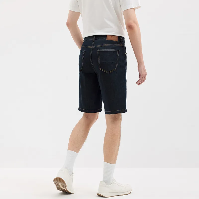 SEPTWOLVES Denim Shorts Men's Blue-3
