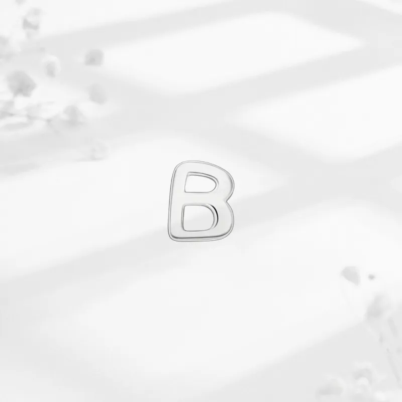 SHK Sterling Silver Stud Earrings Unisex-5