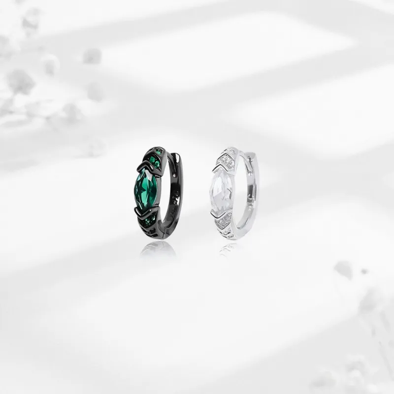 SHK S999 Fine Silver Earrings Unisex-7