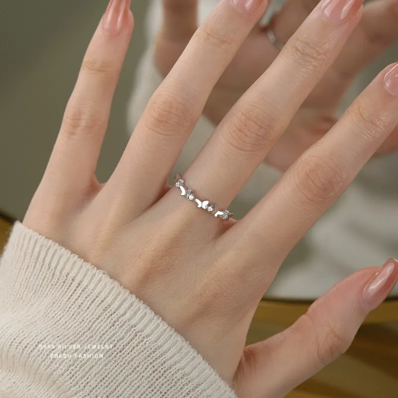 SHK Sterling Silver Rings Unisex-2