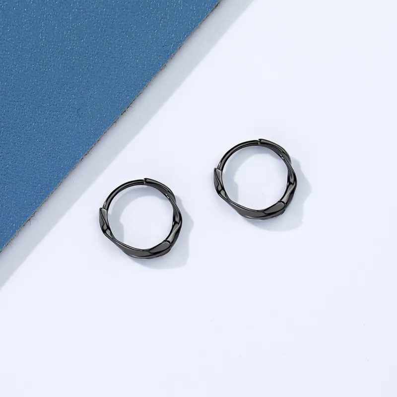 SHK Sterling Silver Earrings Unisex-9