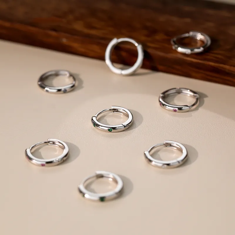 SHK Sterling Silver Earrings Women's-13