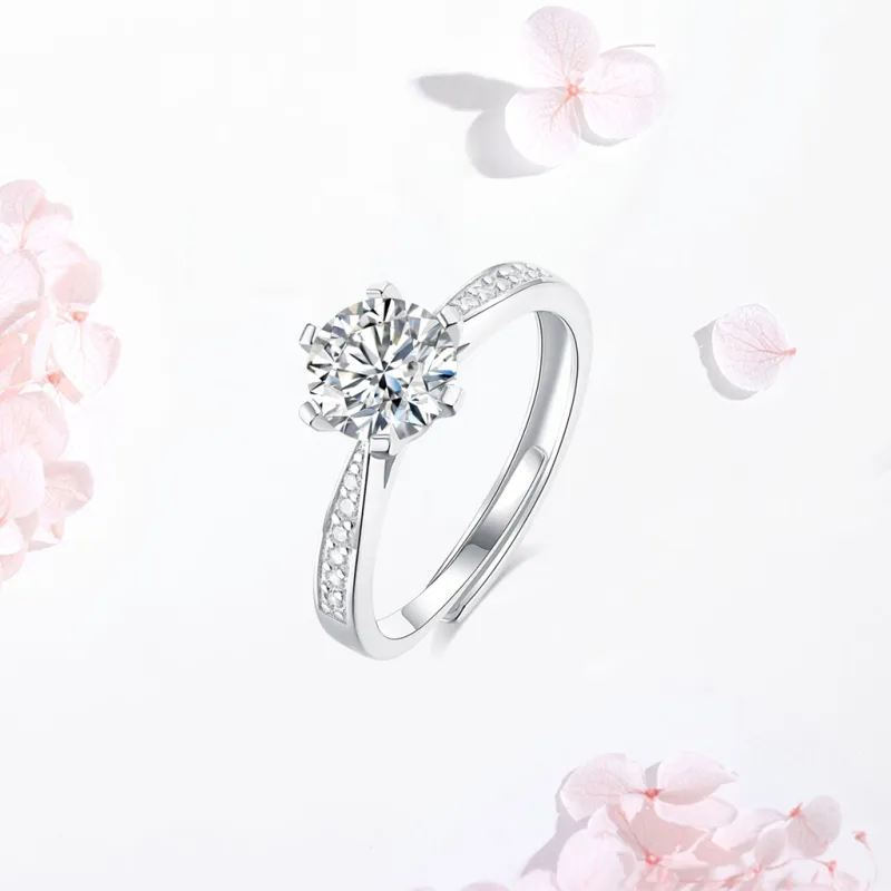 SHK S925 Sterling Silver Rings Women's-4