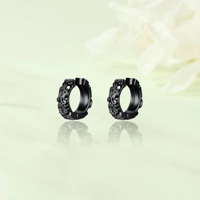 SHK Alloy Clip On Earrings Unisex-8