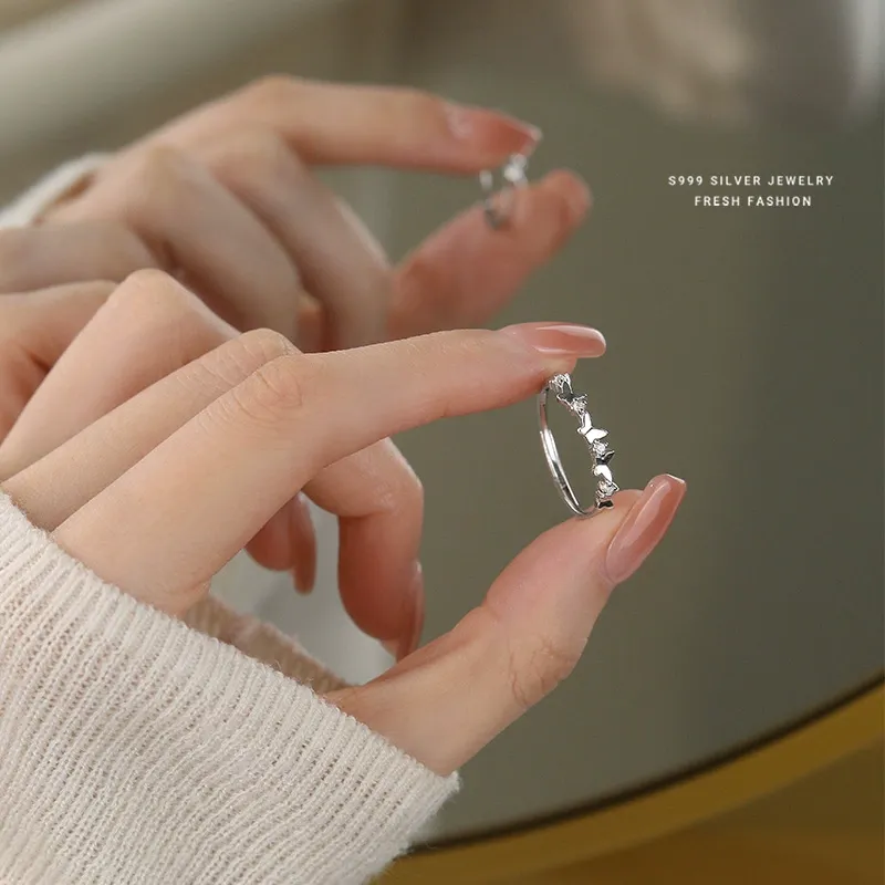 SHK Sterling Silver Rings Unisex-1