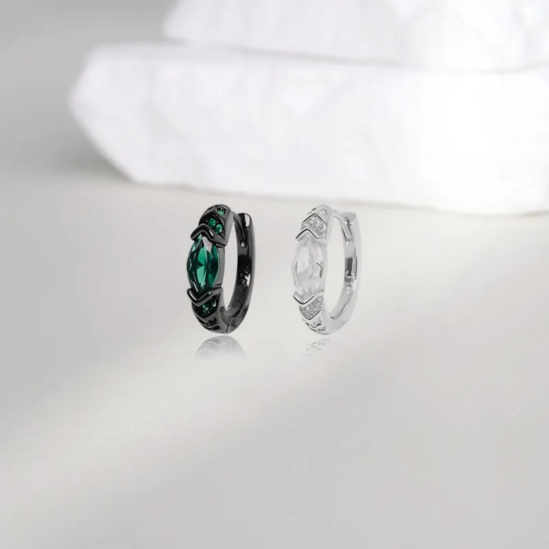 SHK S999 Fine Silver Earrings Unisex-5