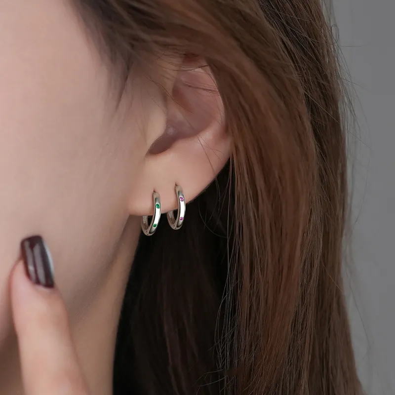 SHK Sterling Silver Earrings Women's-1