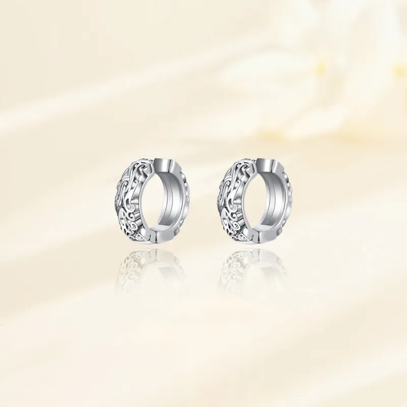 SHK Alloy Clip On Earrings Unisex-2