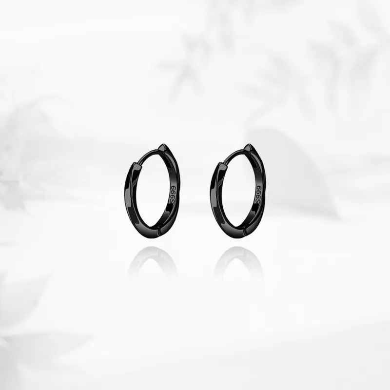 SHK Sterling Silver Earrings Unisex-14