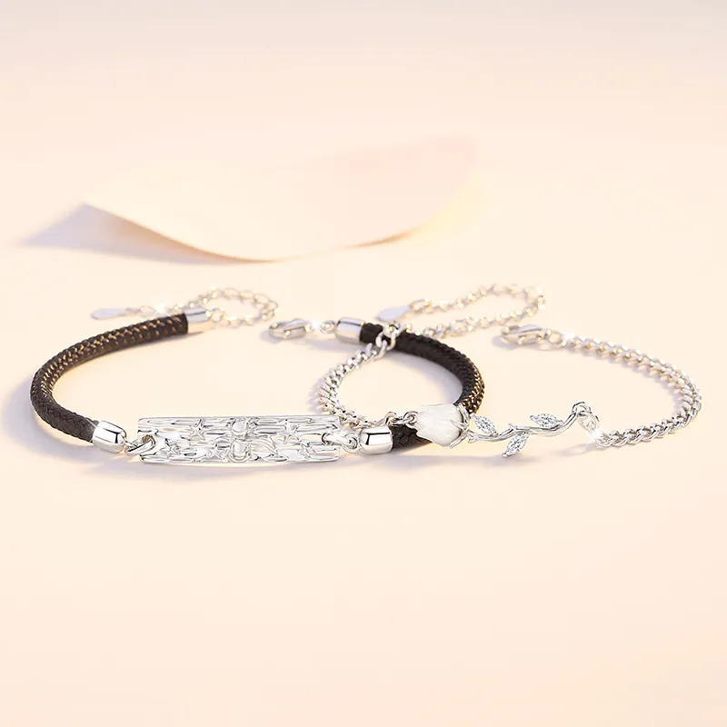 ZUOHUO S925 Silver Bracelets Unisex-4
