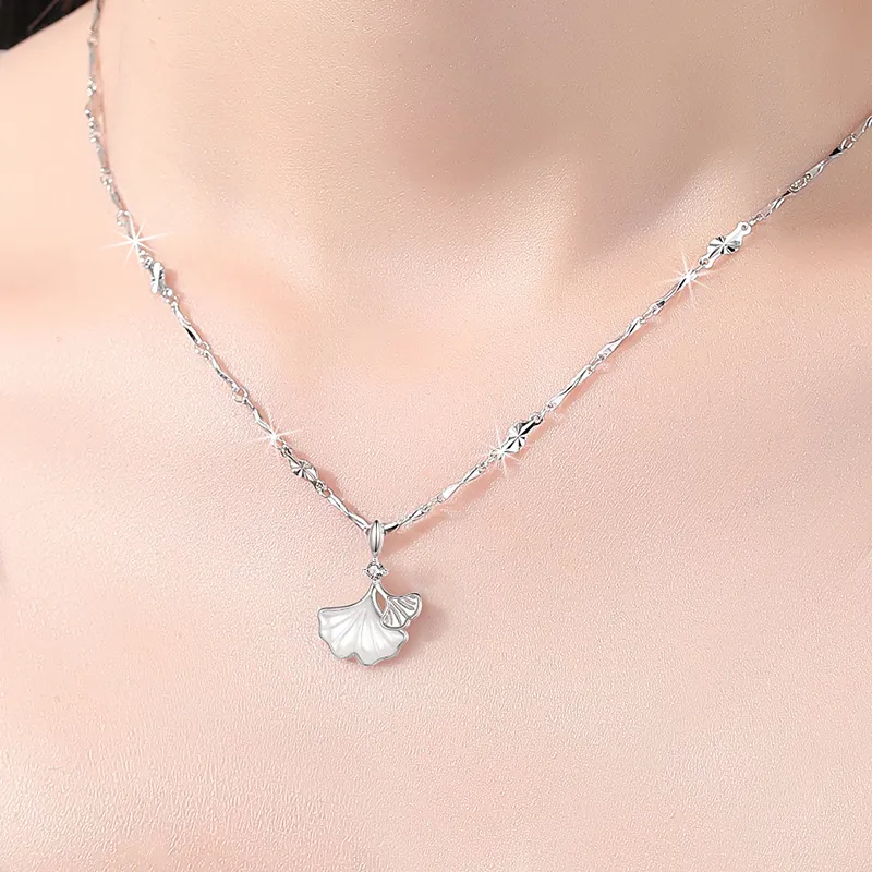 ZUOHUO S999 Silver Necklaces Women's-6
