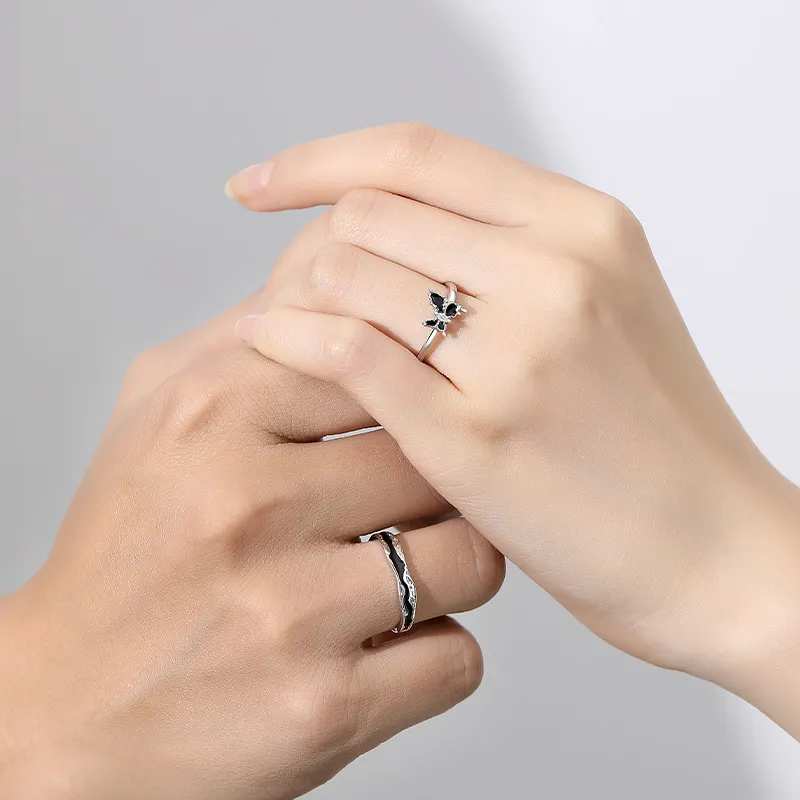 ZUOHUO S999 Fine Silver Rings Unisex-3