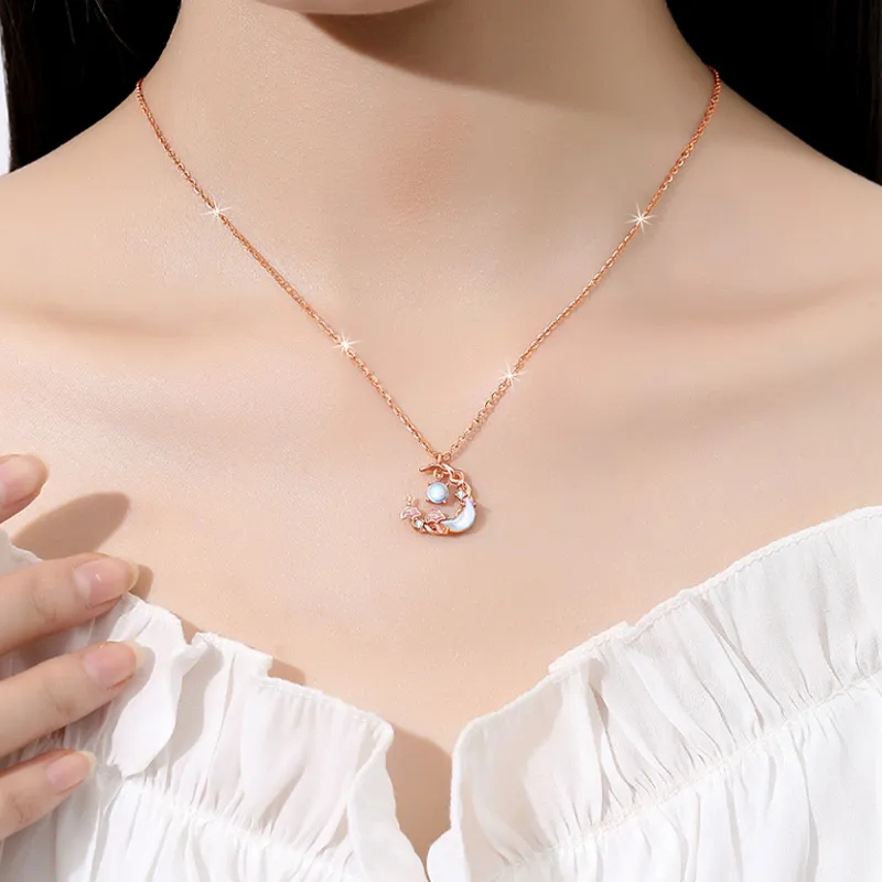 ZUOHUO S999 Fine Silver Necklaces Women's-2