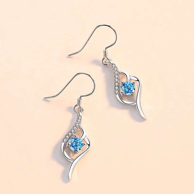 ZUOHUO S999 Fine Silver Earrings Women's-3