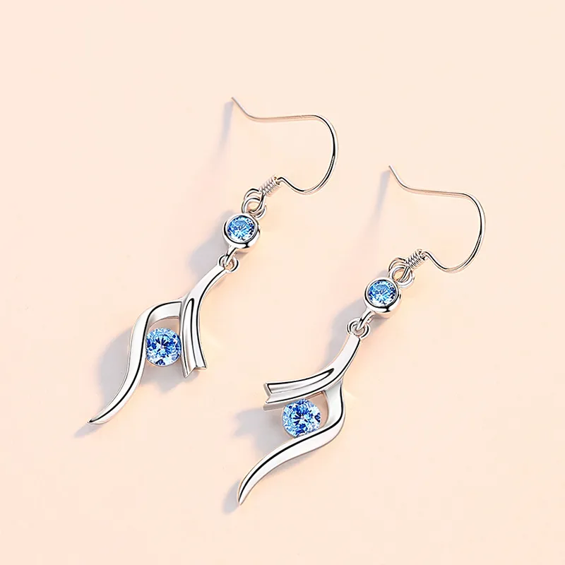 ZUOHUO S999 Silver Earrings Women's-3